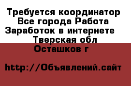 Требуется координатор - Все города Работа » Заработок в интернете   . Тверская обл.,Осташков г.